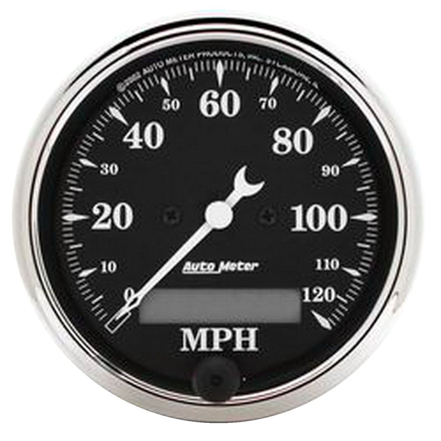 AutoMeter - 3-1/8" SPEEDOMETER, 0-120 MPH, ELECTRIC, OLD TYME BLACK (1787)