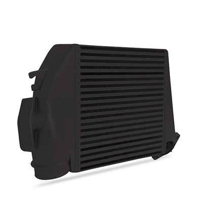 Mishimoto 08-14 Subaru WRX Kit de intercooler de montaje superior - Mangueras negras y negras con recubrimiento de polvo