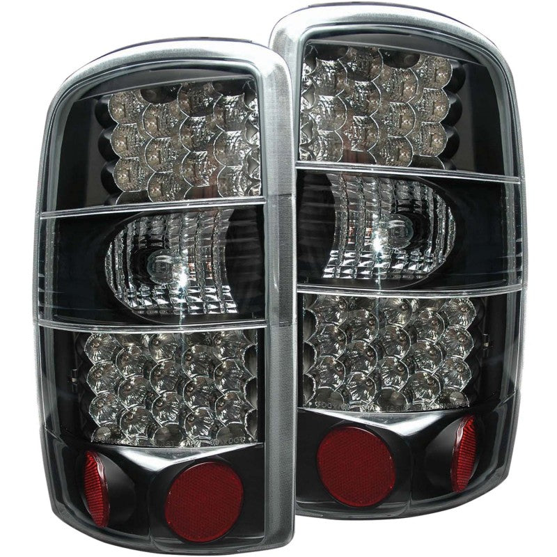ANZO 2000-2006 Chevrolet Suburban LED lanternas traseiras pretas