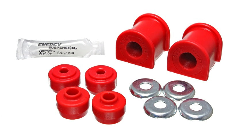 Energy Suspension 03-08 Lexus / 03-08 Toyota 4Runner Red 17mm Kit de buje de barra estabilizadora trasera