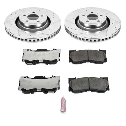 Kit de freio Power Stop 15-19 Ford Mustang Front Z26 Street Warrior