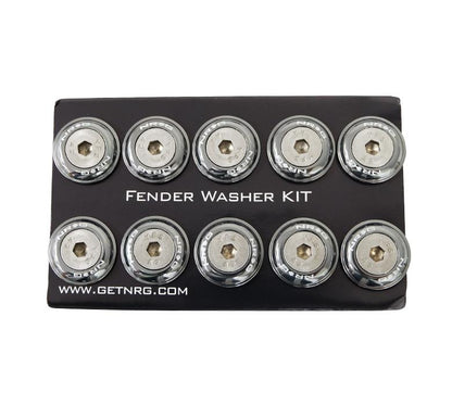NRG - FENDER WASHER KIT; RIVETS FOR METAL; SET OF 10