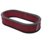 Edelbrock Air Cleaner Element Oval 2 5In Tall Red w/ White Strip