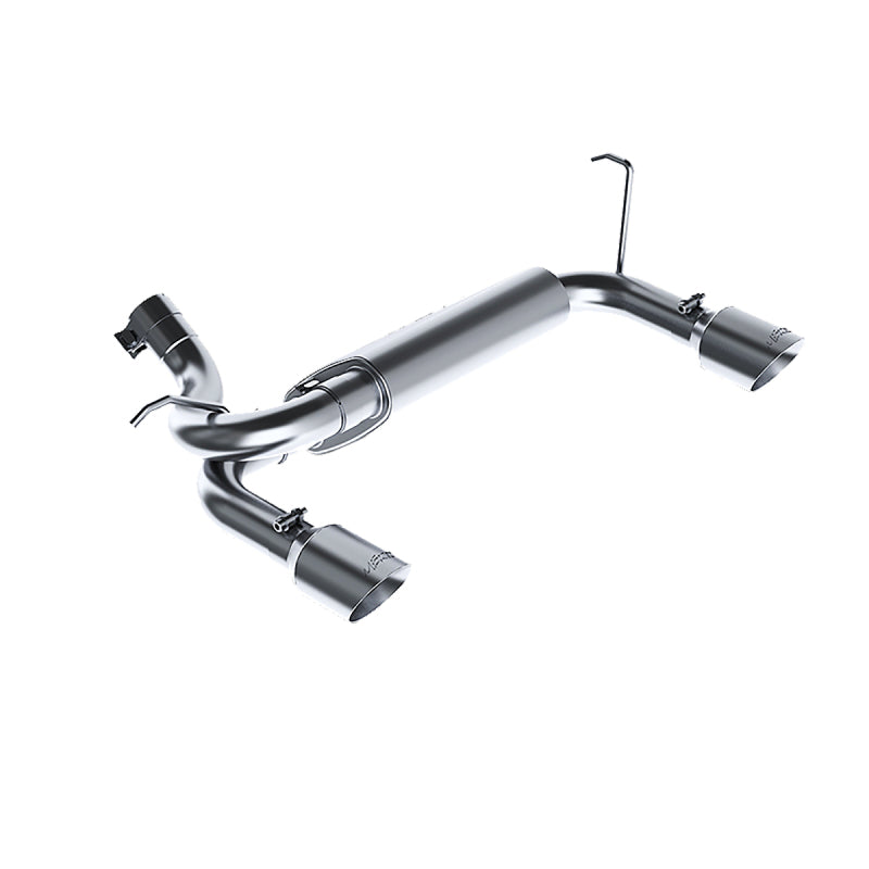 MBRP 07-14 Jeep Wrangler/Rubicon 3.6L/3.8L V6 Axle-Back Salida trasera doble T409 Performance Exhuast Sys