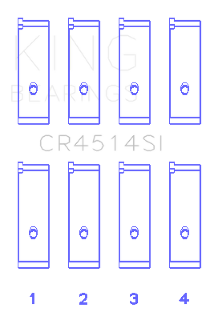 King Engine Bearings Toyota 1AZFE/2AZFE (Size 0.75) Rod Bearing Set