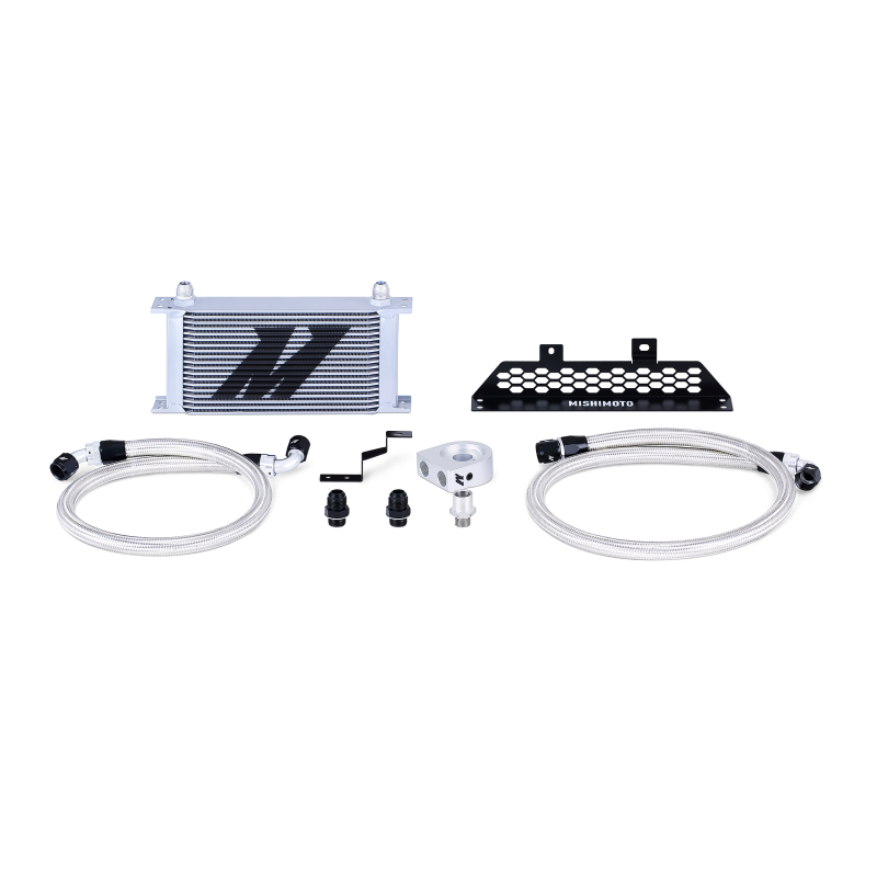 Kit de refrigerador de óleo não termostático Mishimoto 13+ Ford Focus ST - prata