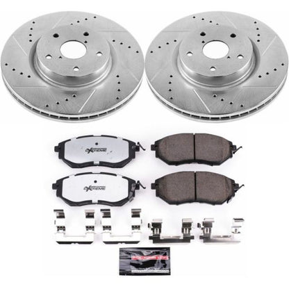 Kit de freio Power Stop 06-07 Subaru B9 Tribeca Front Z26 Street Warrior