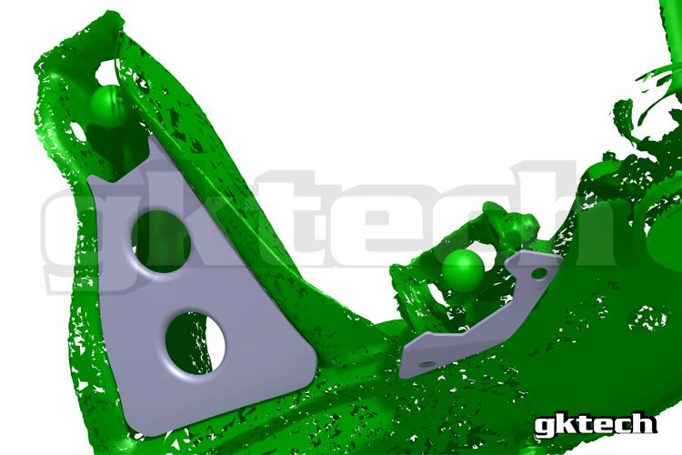 GKTech - V2 S14 240SX /S15 SILVIA/R33/R34 SKYLINE SUBFRAME SOLDADO EM PLACAS DE REFORÇO (S145-SUBF) 