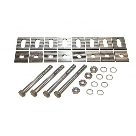 SWAGIER - PLACAS DEL KIT DE AJUSTE DE LA PUNTA Y LA CAMBER TRASERA (PERNOS FRESADOS)