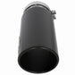 aFe MACHForce XP Cat-Back SS-304 5in Interooled Exhaust Tip 5in In x 6in Outx16inL Bolt-On Right Blk