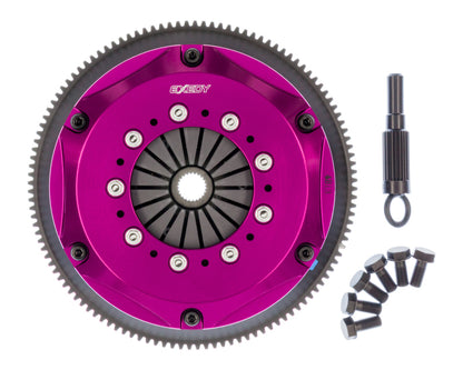 Exedy 1989-1993 Nissan Skyline GTR L6 Hyper Twin Cerametallic Embrague con resorte de disco central Tipo de empuje