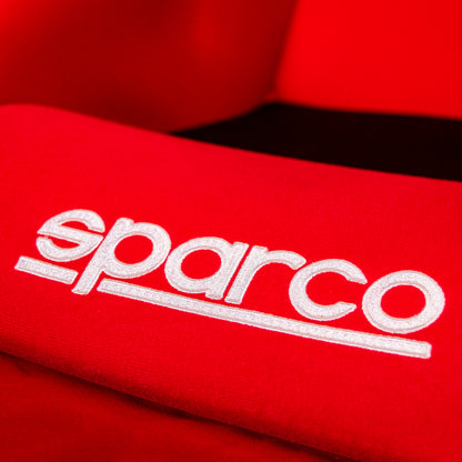 Assento Sparco QRT-R 2019 vermelho (deve usar montagem lateral 600QRT) (SEM DROPSHIP)