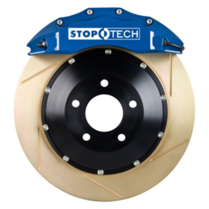 StopTech 03-05 350z (non-track) / 03-08 350z Front BBK w/ Blue ST60 355x32 Zinc Slotted Rotors