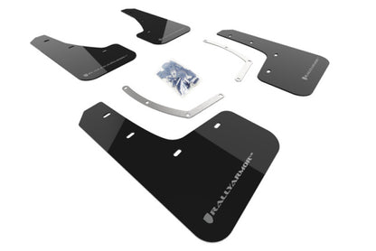 Rally Armor 18-25 Subaru Ascent Black UR Mud Flap w/Silver Logo