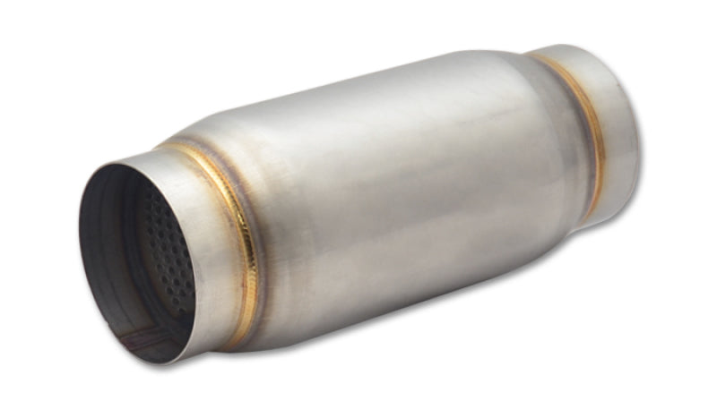 Vibrante SS Race Muffler 3,5 pol. de entrada/saída x 9 pol. de comprimento