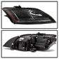 Spyder 08-15 Audi TT Halogen Projector Headlights w/Seq Turn Signal - Black (PRO-YD-ATT08-BK)