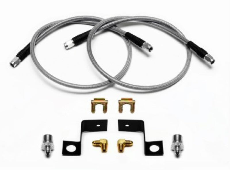 Wilwood Flexline Kit 30 polegadas -3 M10-1.0 IF 1/8 NPT 90 graus