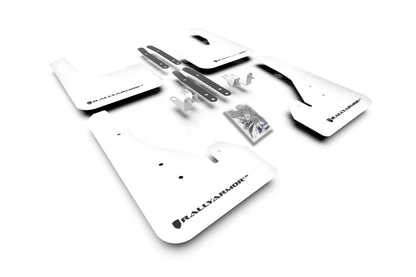 Rally Armor 18-25 Toyota Corolla Hatchback White UR Mud Flap Black Logo
