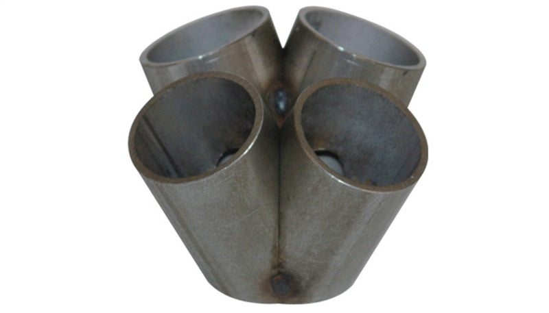 Vibrante 4 em 1 SS Turbo Mani Collector para T3 T3/T4 em Flange 48mm Pipe OD 3in de altura 72mmx48mm out