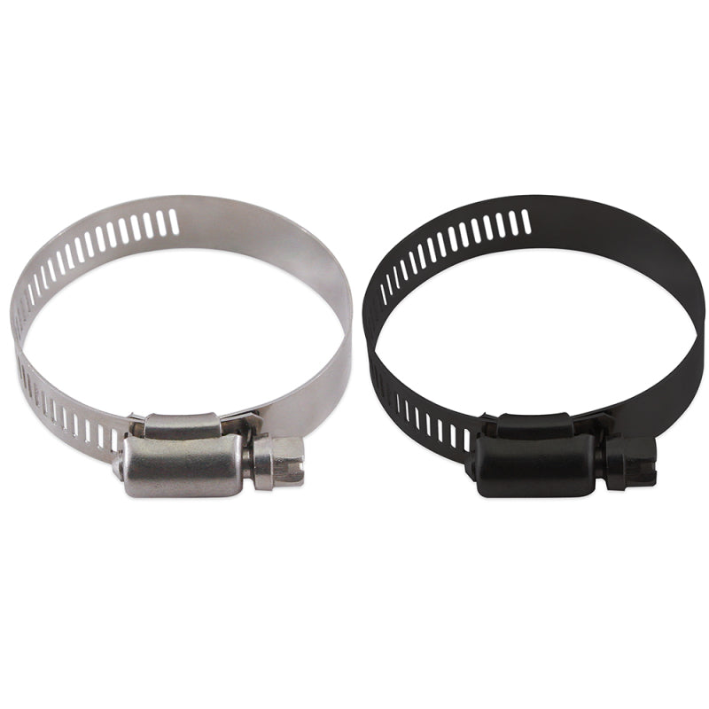 Abrazadera de engranaje helicoidal de alto torque Mishimoto 0.71in.-0.1.26in. (18 mm-32 mm) - Paquete de 10 (negro)