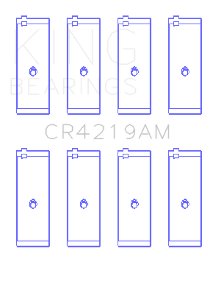 King Engine Bearings Toyota 1RZ (Size 0.25) Connecting Rod Bearing Set