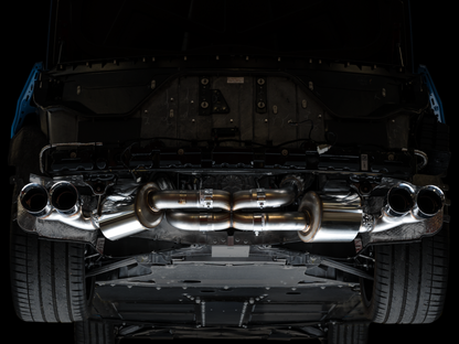 Escape AWE Tuning 2020 Chevrolet Corvette (C8) Touring Edition - Quad Chrome Silver Tips