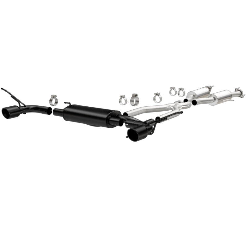 MagnaFlow Cat-Back SS 2.5in Dual Split Trasero 4in Black Tip 11-16 Jeep Grand Cherokee 5.7L V8/3.6L V6