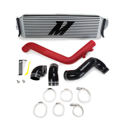 Kit de intercooler Mishimoto 2017+ Honda Civic Type R - debrum vermelho prateado