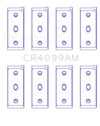 King Engine Bearings Fiat Tempra / 146 (Size 010) Rod Bearing Set
