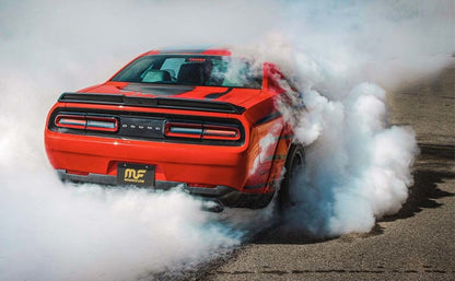 MagnaFlow Axle-Back, SS, 3in, Quad Split Traseiro 3.5 Tips 2015 Dodge Challenger incl SRT Hellcat