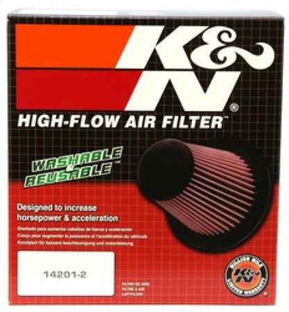 K&N Universal Carbon Fiber Filter 6in Flange / 7-1/2in OD-B / 5-1/8in OD-T / 5in H