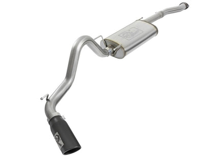 aFe MACHForce XP Cat-Back SS com pontas pretas 16 Toyota Tacoma V6-3.5L