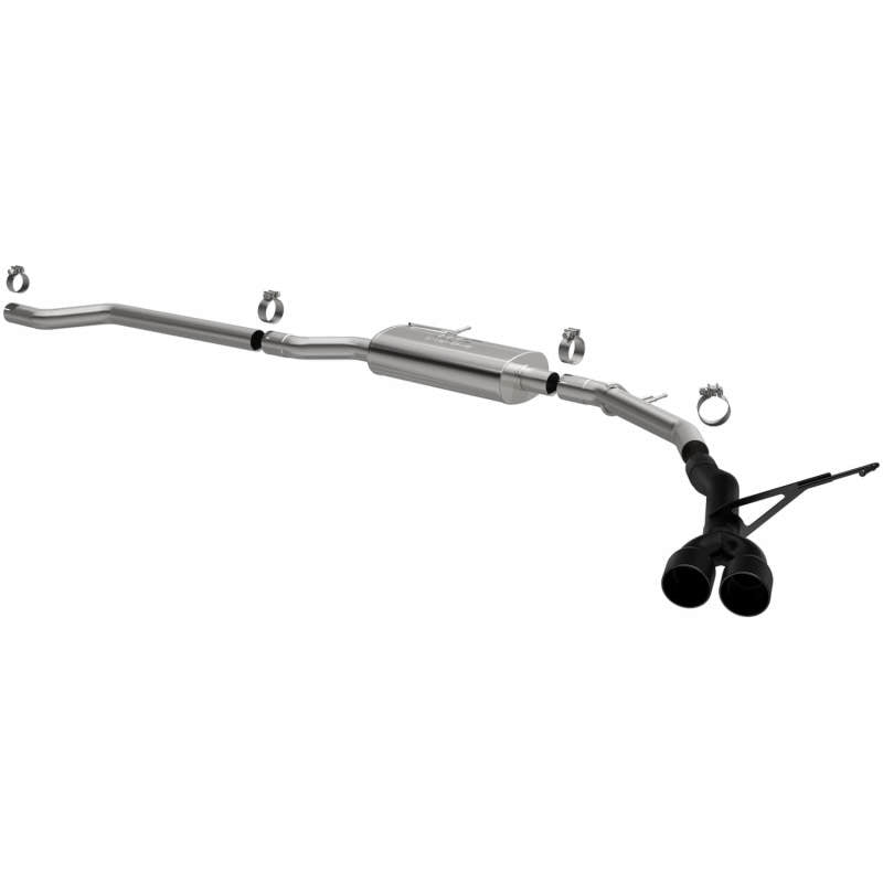 MagnaFlow 2022 Ford Maverick Street Series SS Tubo de escape Cat-Back de 2.5 pulgadas - Punta negra