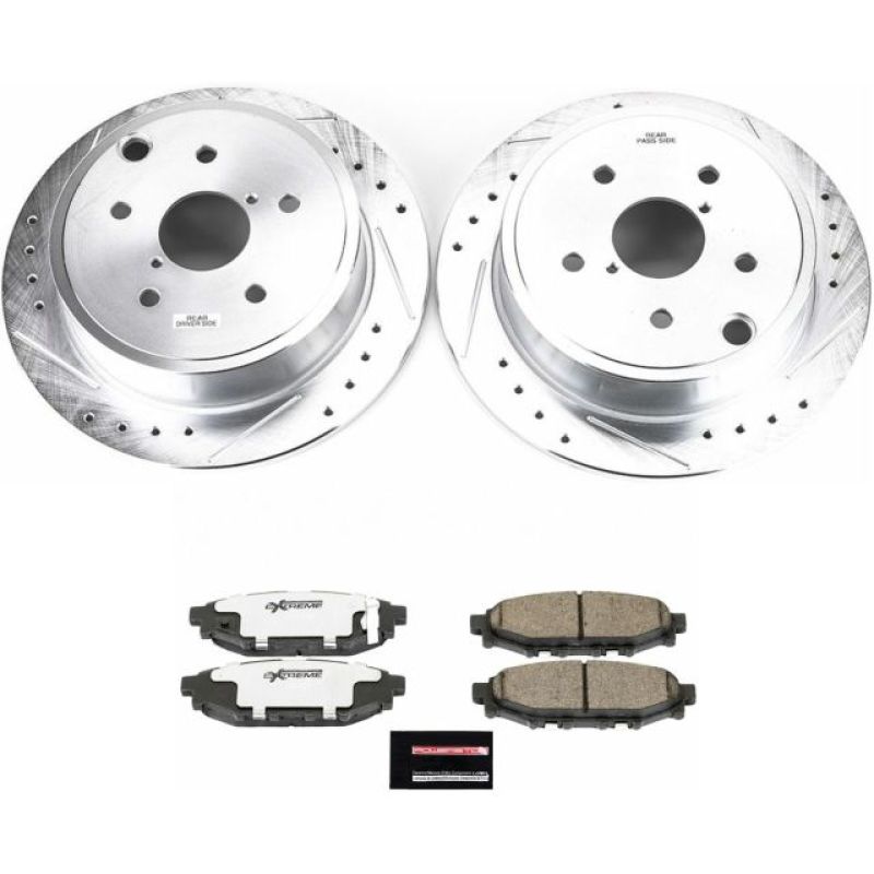 Kit de Freno Power Stop 15-19 Subaru WRX Trasero Z26 Street Warrior