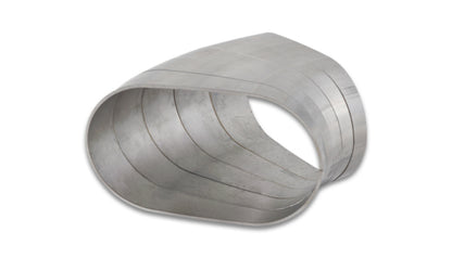 Vibrante Horizontal 304 SS Nominal 3 pol. Oval / 3,75 pol. Raio da linha central, 9 graus/corte -Conjunto de 5