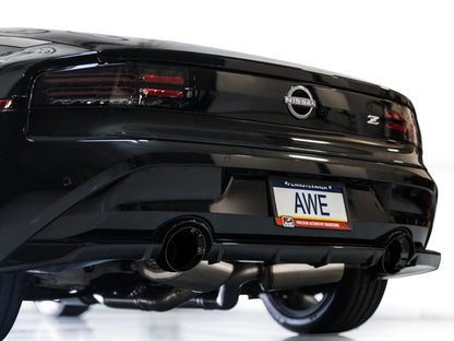 AWE Tuning 2023 Nissan Z RZ34 RWD Track Edition Cat-Back Exhaust System w/ Diamond Black Tips