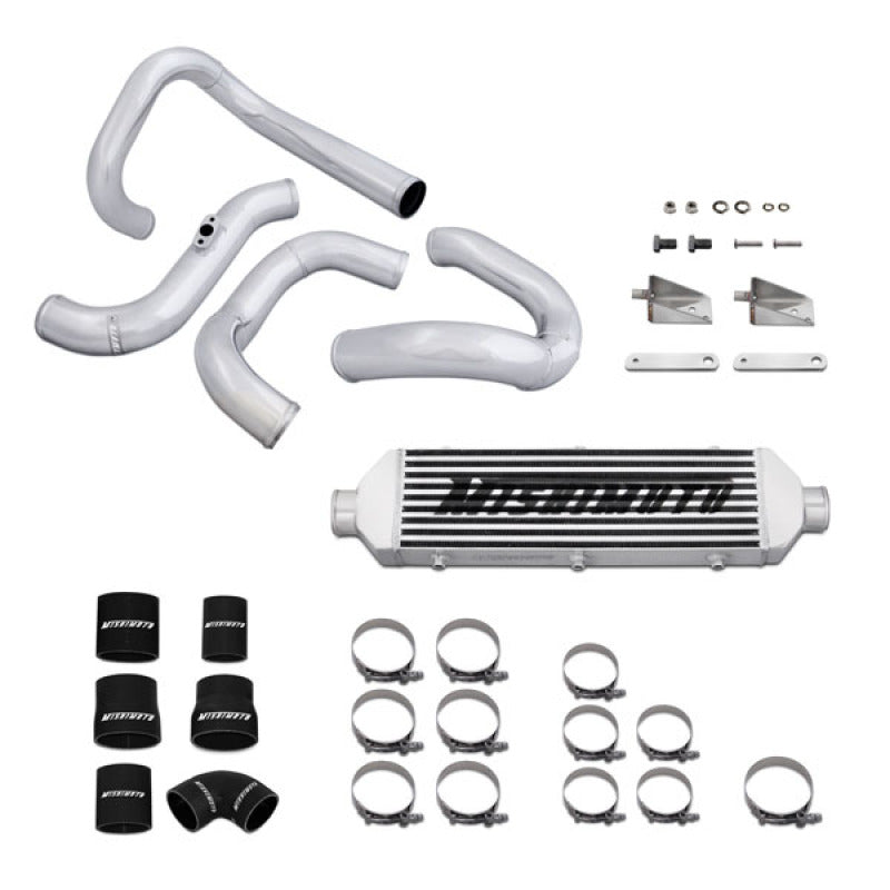 Kit de intercooler de alumínio Mishimoto 10-11 Hyundai Genesis Coupe prata