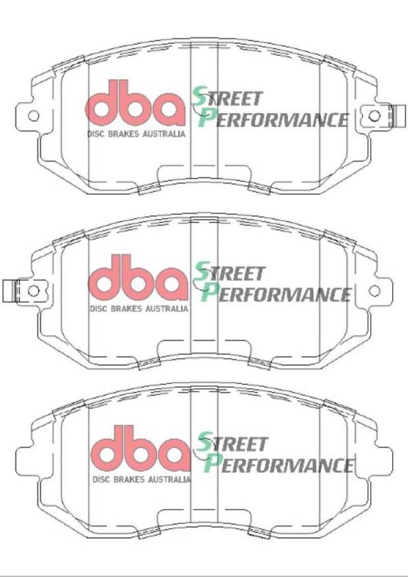DBA 03-05 Subaru WRX / 08 Subaru WRX SP500 Pastillas de freno delanteras