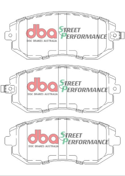 DBA 03-05 Subaru WRX / 08 Subaru WRX SP500 Pastillas de freno delanteras