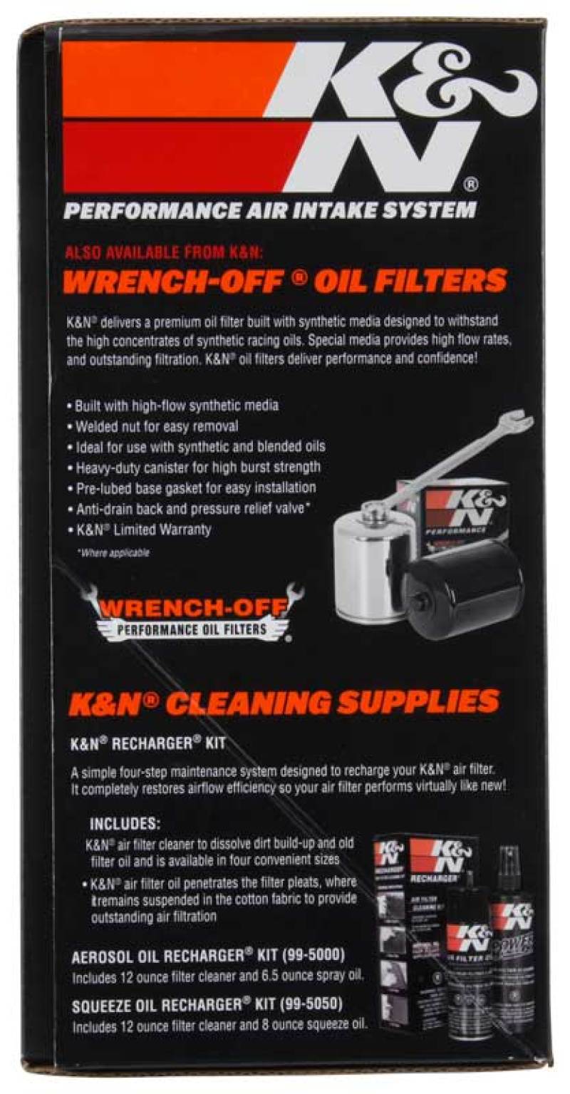 K&N 17-18 Harley-Davidson Touring Models Performance Air Intake System