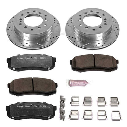 Kit de freio para caminhão e reboque traseiro Lexus GX470 Z36 Power Stop 03-09