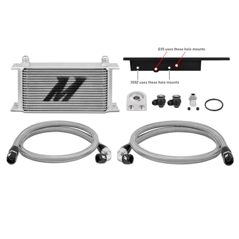 Kit de refrigerador de óleo Mishimoto 03-09 Nissan 350Z / 03-07 Infiniti G35 (somente cupê)