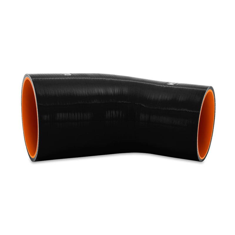 Acoplador reductor de silicona Mishimoto 45 grados 3.5in a 4in - Negro
