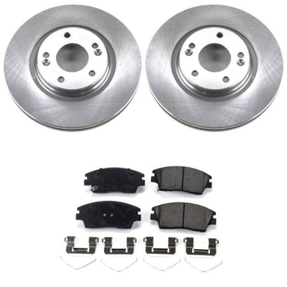 Power Stop 17-19 Hyundai Elantra Delantero Autospecialty Juego de Frenos
