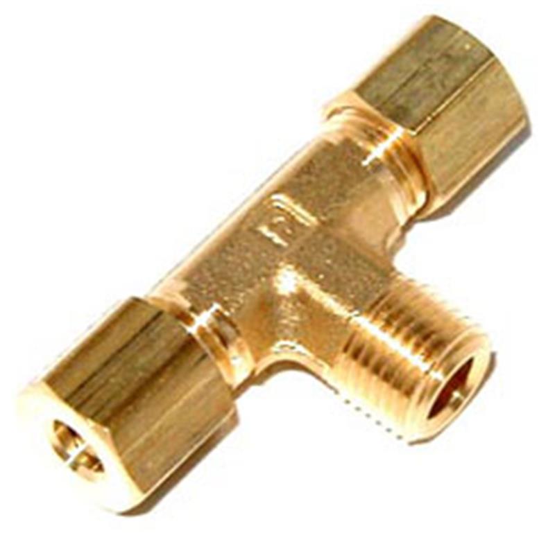 Sistema de óxido nitroso - Conexión de compresión NOS Tubo de 3/16" - Tubo de 3/16" - NPT de 1/8" (16436NOS)