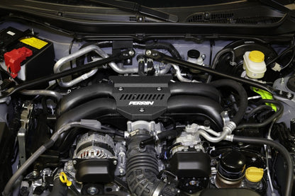 Perrin 2022+ Subaru BRZ/Toyota GR86 Cobertura do motor - Preta enrugada