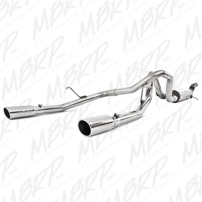 MBRP 09-11 Chev/GMC Colorado/Canyon 5.3L V8 EC/CC-SB Cat Back Salida trasera doble dividida T409
