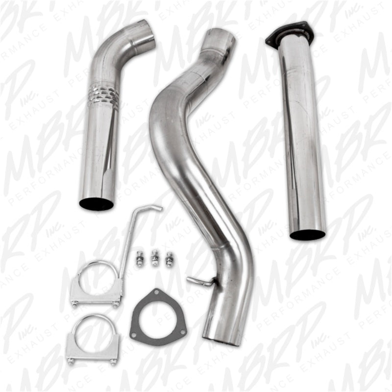MBRP 07-10 Chevy/GMC 2500/3500 Duramax LMM Filtro trasero de 4 pulgadas de un solo lado T409 Sin silenciador