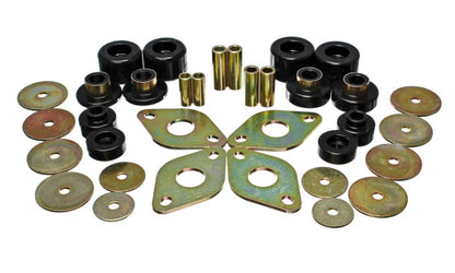 Energy Suspension 01-04 Toyota Pickup 2WD/4WD (Exc T-100/Tundra) Black Body Cab Mount Set Set