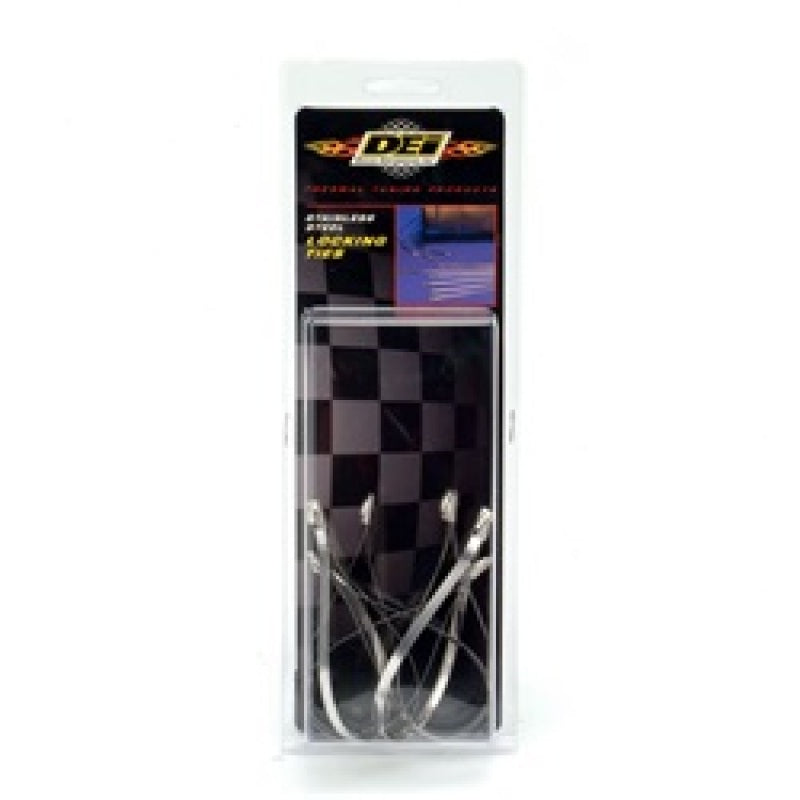 [GARAGE SALE] - DEI Stainless Steel Locking Tie 8in - 8 per pack